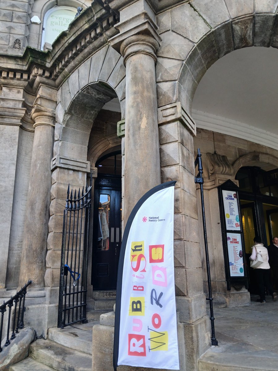 #RubbishWords has already had a steady stream of participants creating some inspiring works <a href="/leedscornex/">Leeds Corn Exchange</a>, we're here today, 19 &amp; 20 until 4pm come along &amp; create. Part of <a href="/poetry/">julian</a> school's Summit Festival.