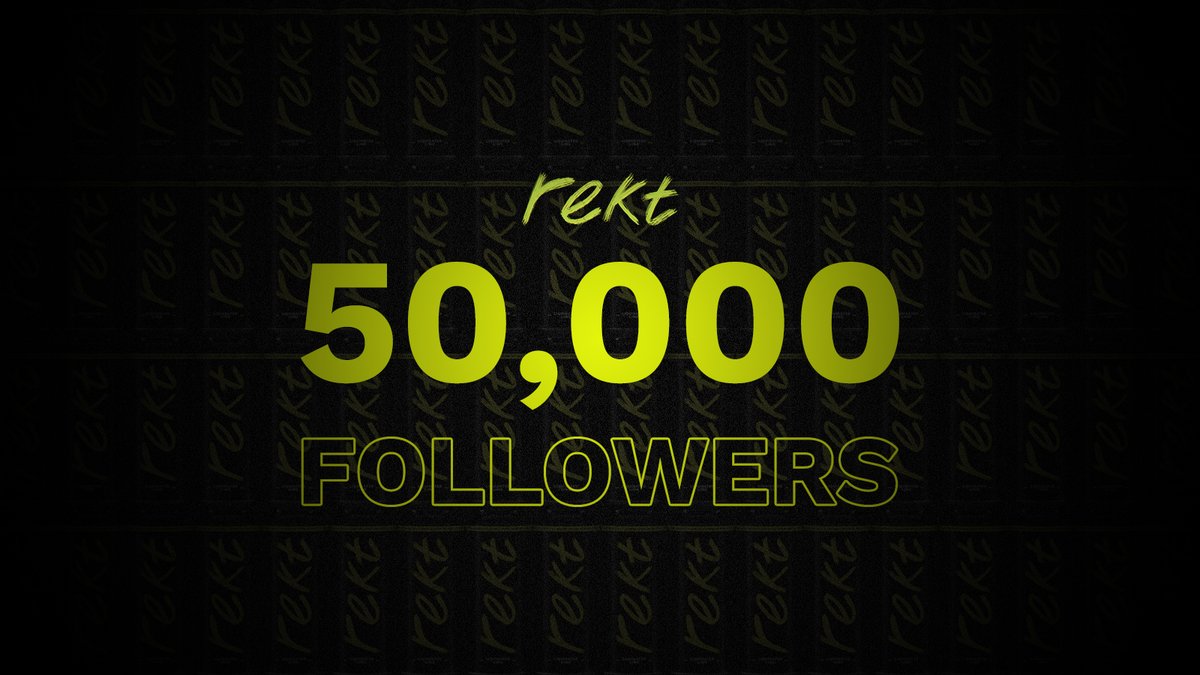 Cheers for 50k followers 🥂

But wen drinks? Soon, very soon.