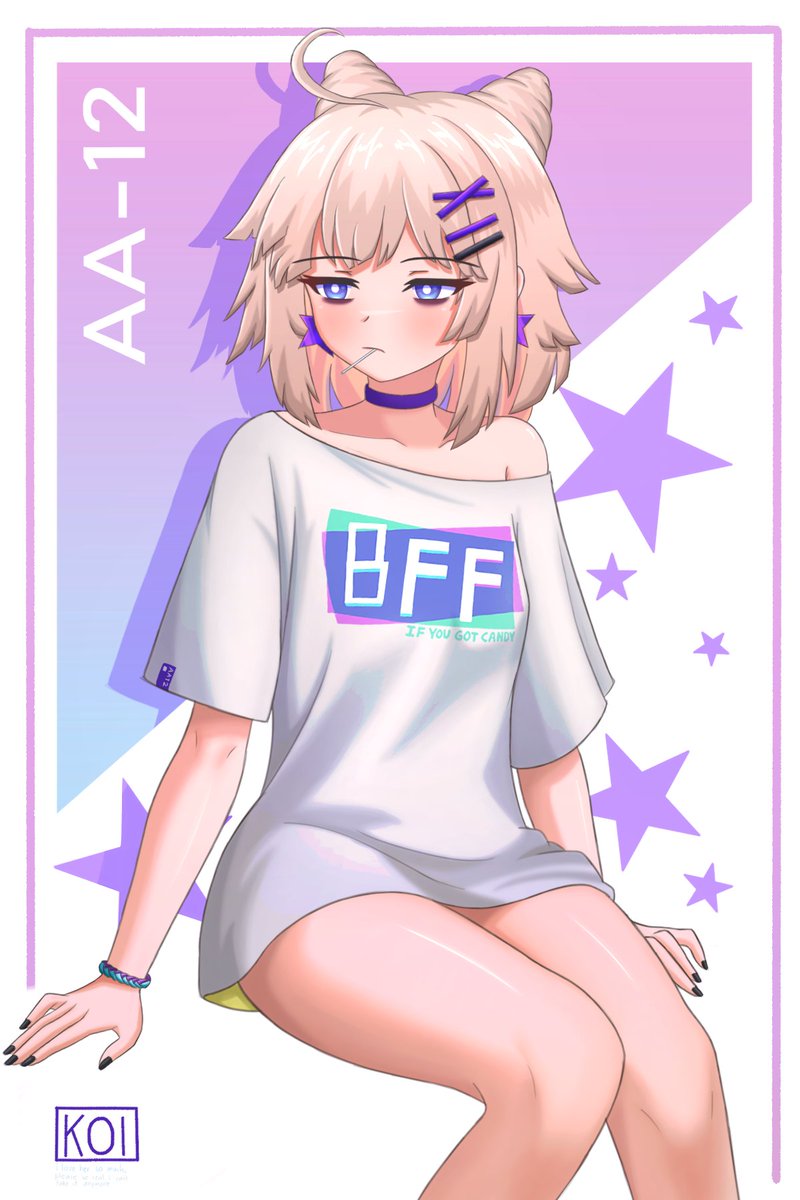 Angsty AA-12, perhaps more lollipop bribes would help?

#ドルフロ #ドールズフロントライン #소녀전선 #少女前線 #DollsFrontline #GirlsFrontline #AA12