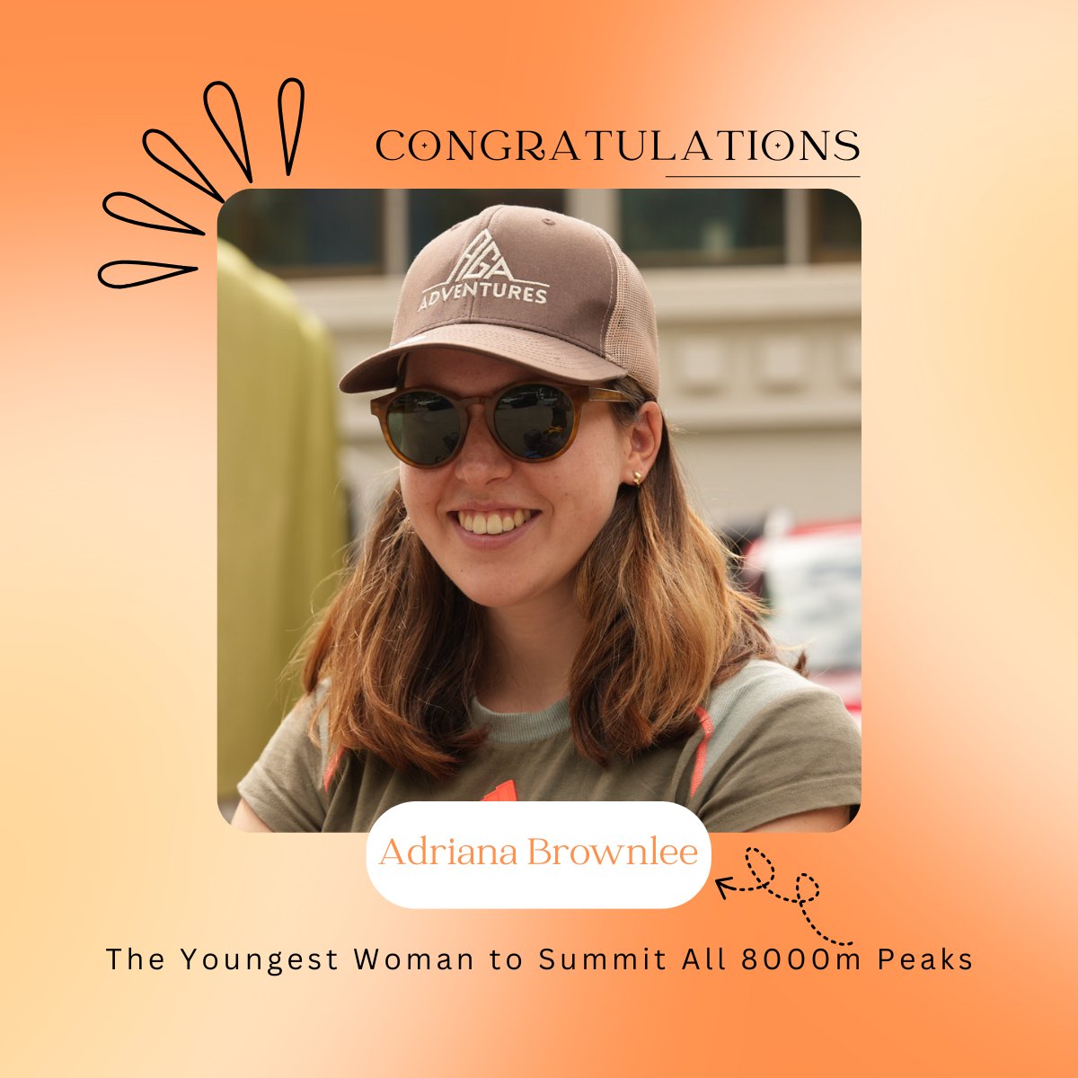 🌟 Congratulations to Adrianna Brownlee 🌟

We are incredibly proud to congratulate Adrianna on her remarkable achievement as the Youngest Woman to Summit All 14 8000m Peaks!🏔️ 

We are thrilled to have her as part of our line-up here at Champions😁

🔗 champions-speakers.co.uk/speaker-agent/…