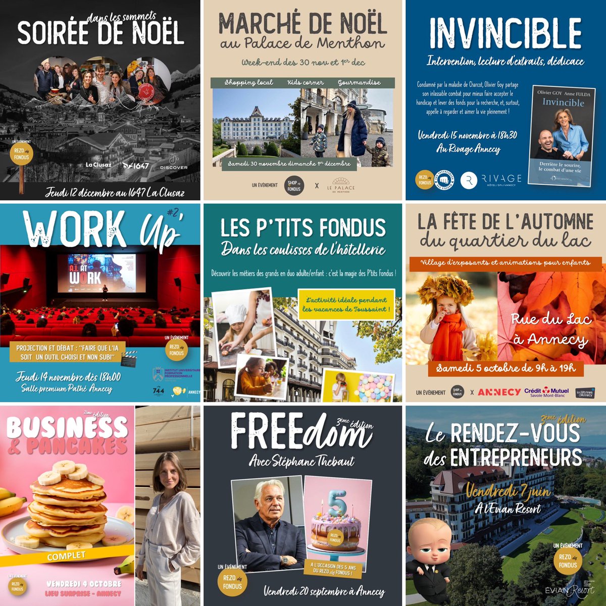 klergad's tweet image. 🗓️ Envie de vivre un moment inspirant ET riche d’informations ? Les événements Rezo des Fondus  sont une référence, emprunts d’un ADN inimitable. Ouverts à tous, sur inscription préalable en cliquant sur l’événement de votre choix 👉🏻 rezodesfondus.com/agenda/