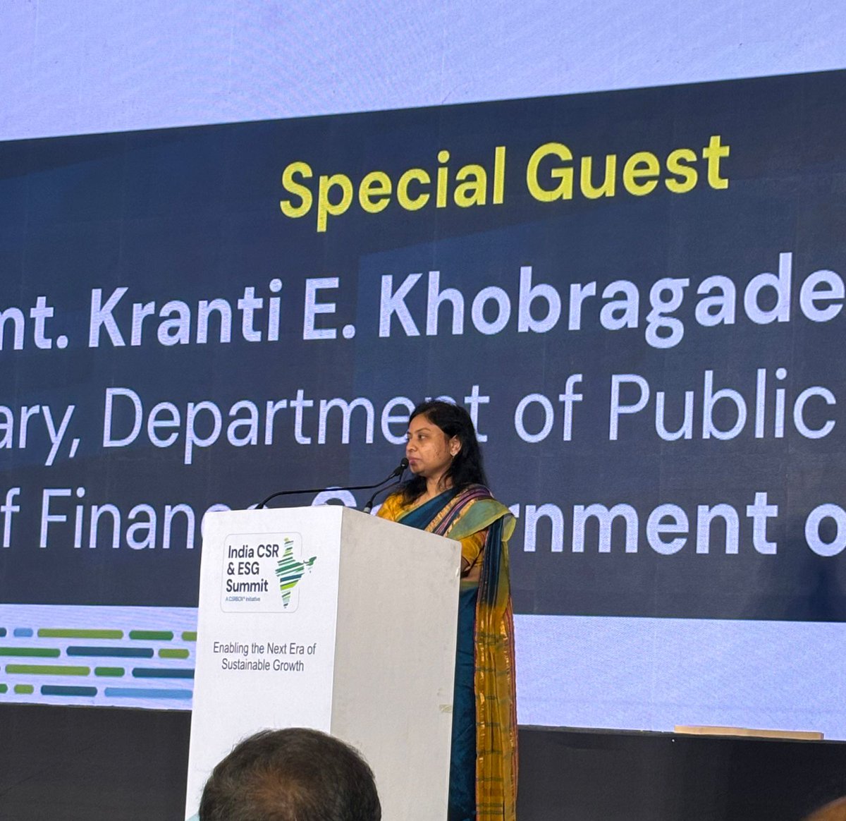 “Transparency and accountability are non-negotiable to ensure CSR investment translates to meaningful social transformation” - Smt. Kranti Khobragade, Ministry of Finance <a href="/csrboxorg/">CSRBOX-CSR in India</a> India CSR &amp; ESG Summit. #ICES2024 #IndiaCSRandESGSummit2024 #Sustainability #CSR #ESG #hai #local