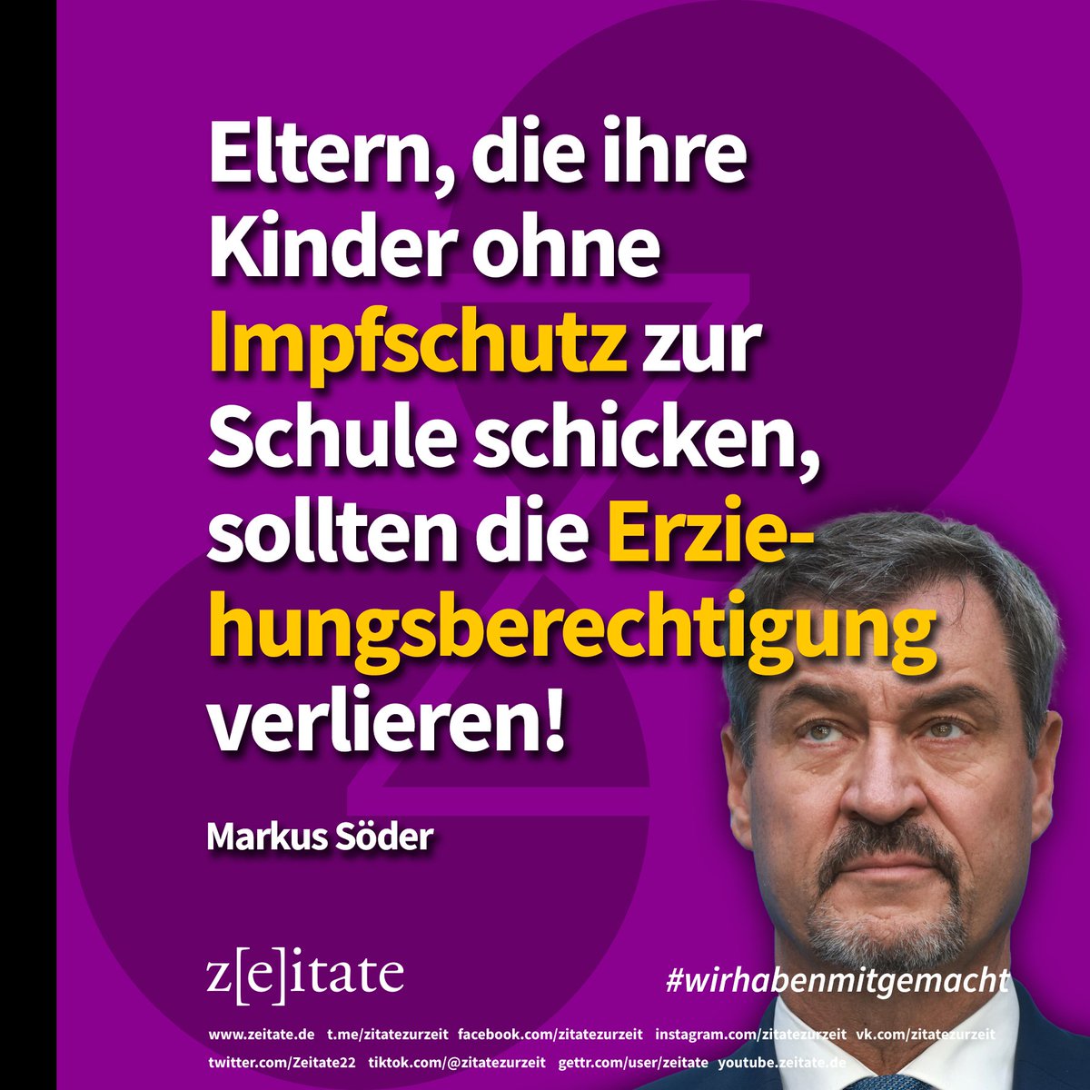 Zeitate22's tweet image. #wirhabenmitgemacht #soedolf #csu5 #abwahlaltparteien #erziehungsberechtigung #impfschäden #Impfschutz #impfschadensfälle‼️🤔🧐 #coronamemes #zeitate