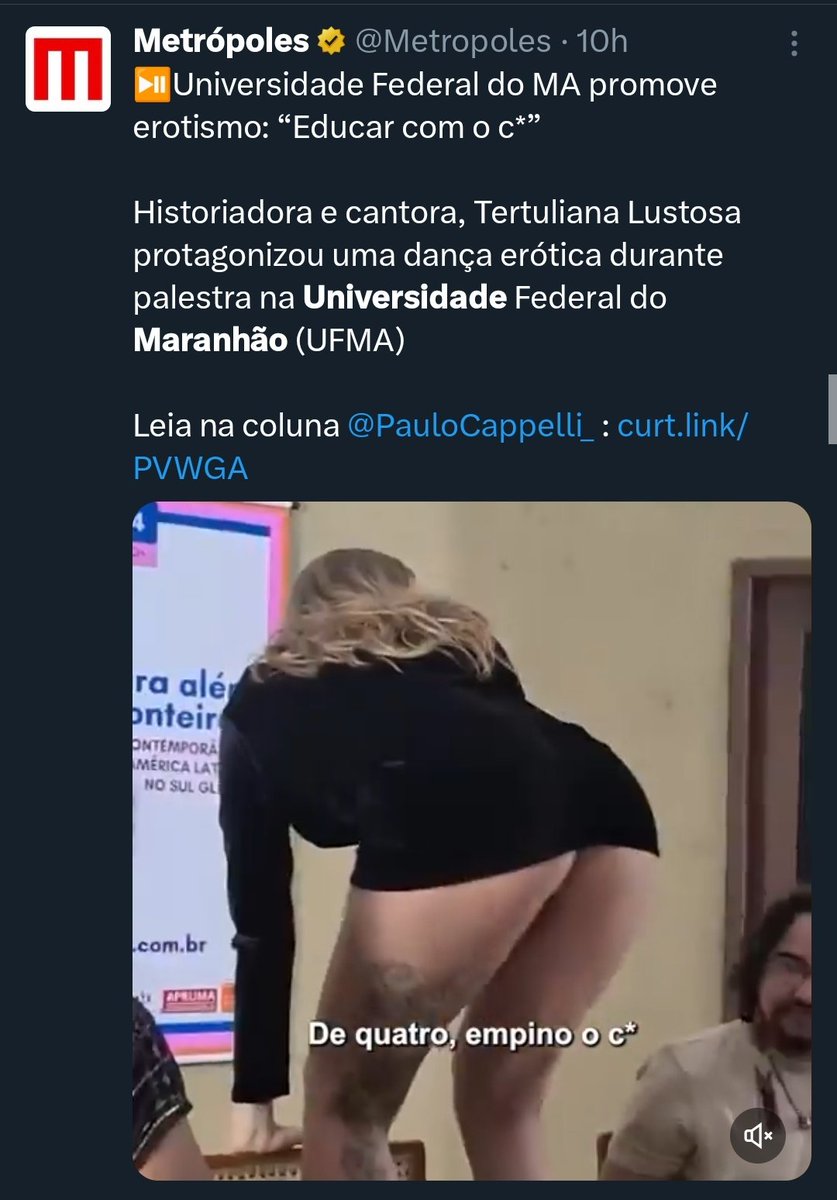 Alunos orando ❌
Educar com o cu ✅
🤡