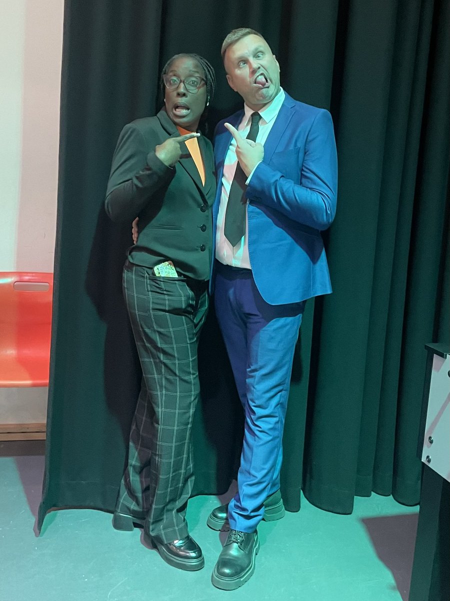The <a href="/StoneLodgeDrama/">Stone Lodge Drama</a> teachers were looking sharp during the <a href="/stonelodgesch/">Stone Lodge School</a> Open Evening 2024! #Teachers #DramaTeachers #PerformingArts