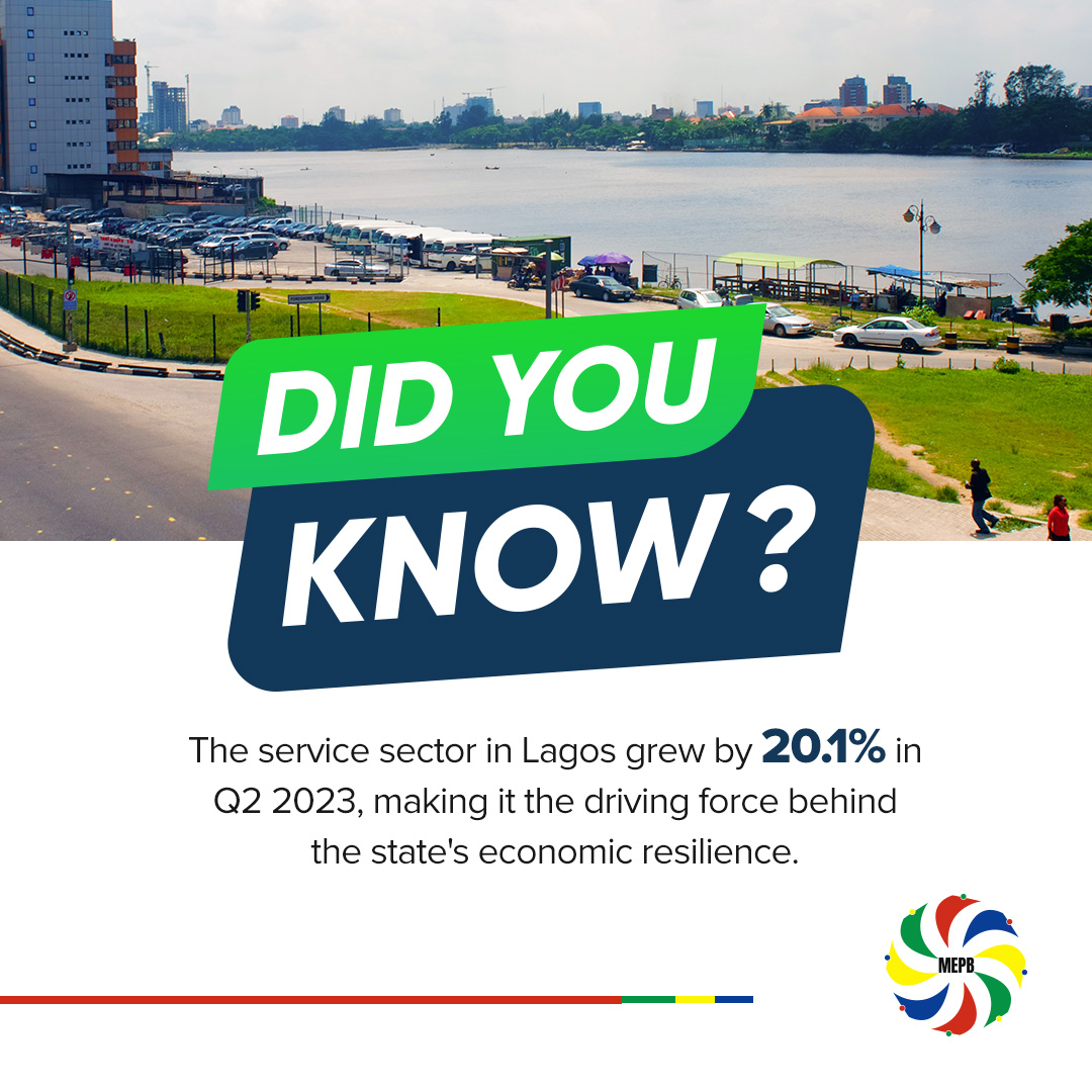 LagosMepb's tweet image. This growth has positioned the sector as the driving force behind the state&apos;s economic resilience, fueling job creation and sustainable development. Lagos is leading the way!

#ServiceSector #LagosDevelopment
#LASG #AGreaterLagosrising