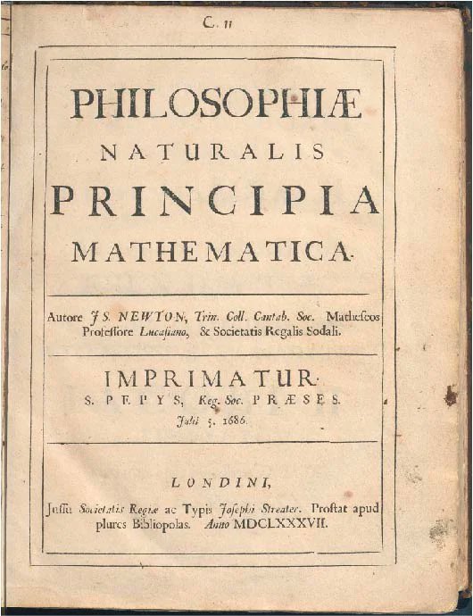 PhysInHistory's tweet photo. Philosophiæ Naturalis Principia Mathematica (Mathematical Principles of Natural Philosophy) is one of the most significant works in the history of science.

The Principia*states Newton's laws of motion, forming the foundation of classical mechanics; Newton's law of universal gravitation; and a derivation of Johannes Kepler's laws of planetary motion (which Kepler had first obtained empirically).