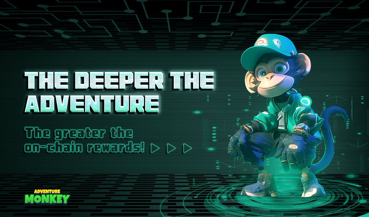 🍌 Every island could be the gateway to opportunity! Adventure Monkey takes you on a journey to discover hidden digital treasures, mastering the GameFi world! 🐒💡 

#AdventureMonkey #CryptoTreasureHunt #GameFi