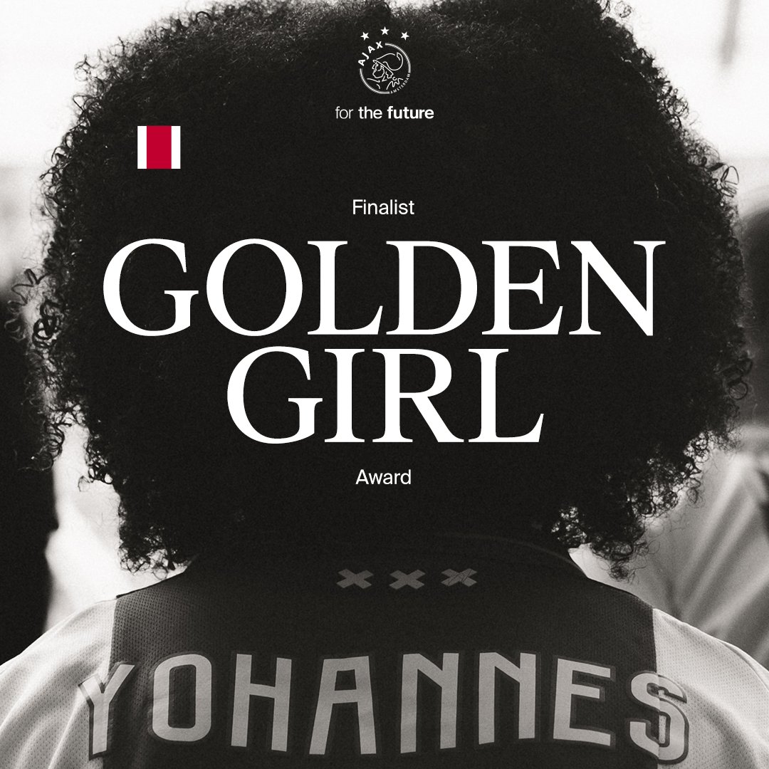 AjaxVrouwen's tweet photo. A much deserved Golden Girl nomination for our Lily Yohannes!

#ForTheFuture