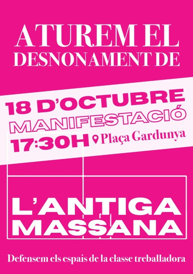 MaresCRepressio's tweet photo. Avui anirem a la manifestació perquè el futur de les nostres filles i fills es defensa cada dia, i perquè no ens quedarem passives veient com el @socialistes_cat destrueixen una de les iniciatives socials amb més impacte a Ciutat Vella dels darrers anys com és l'@antigamassana https://t.co/C28E2XDR0e
