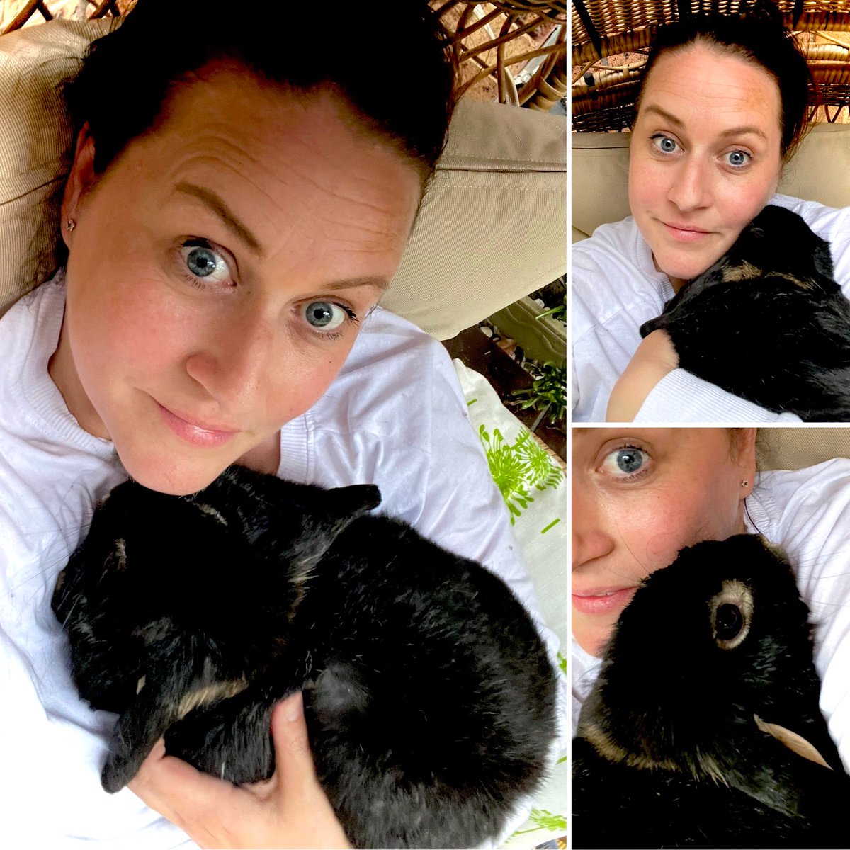 This is our Friday afternoon. Week 1 is done! 💖 #somebunnymissedme