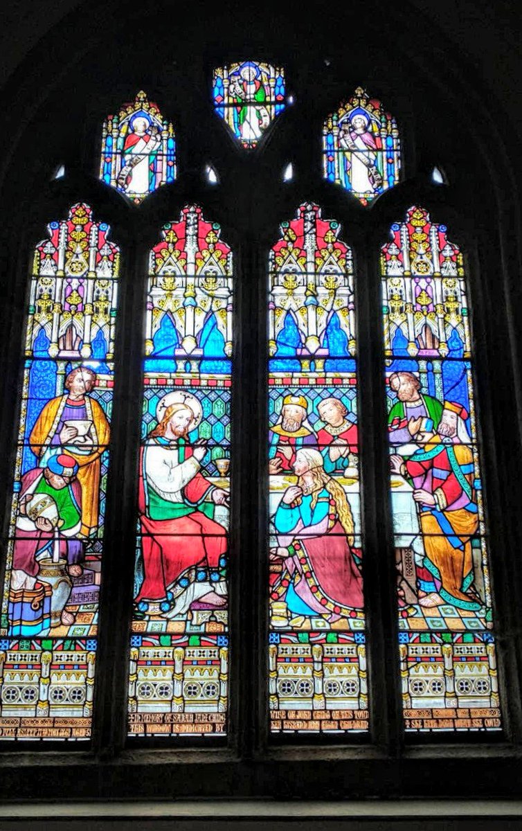 JonathanLingard's tweet photo. Art on your doorstep : One of the great things about the UK is the possibility to wander down a street, wander into a church and look at the amazing art right there on the high street, in this case a story from Luke in glass
#churchbuildings #art #stainedglass
#woodcarvings #uk https://t.co/u7SrHieSNc