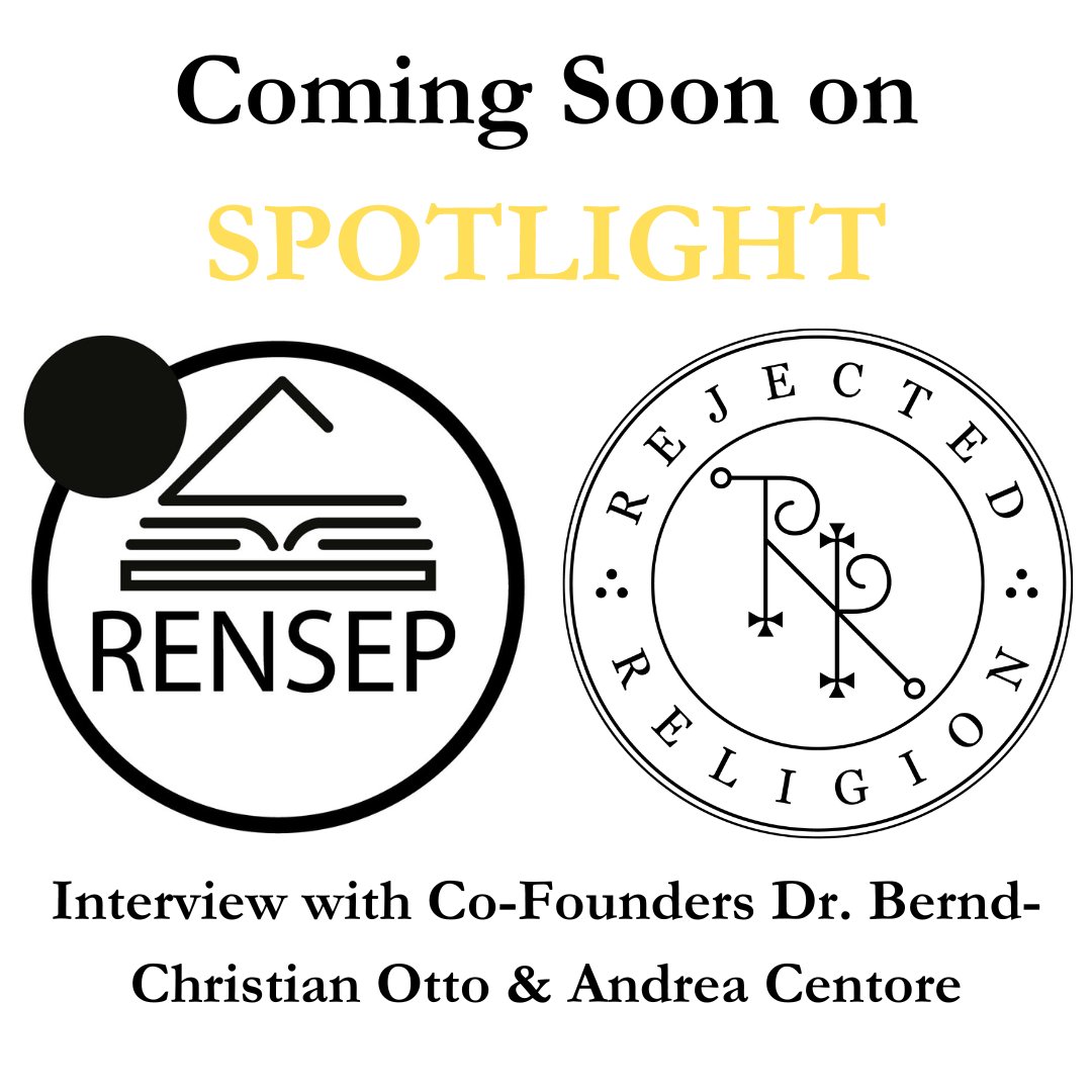 RejectedReligio's tweet photo. Working on a new SPOTLIGHT with Bernd-Christian Otto and Andrea Centore about the new Research Network for the Study of Esoteric Practices - otherwise known as RENSEP!
#esotericism #practice #research #praxisknowledge #studygroups #askascholar #blogs #peerreviewjournal https://t.co/0sREjN4vsd
