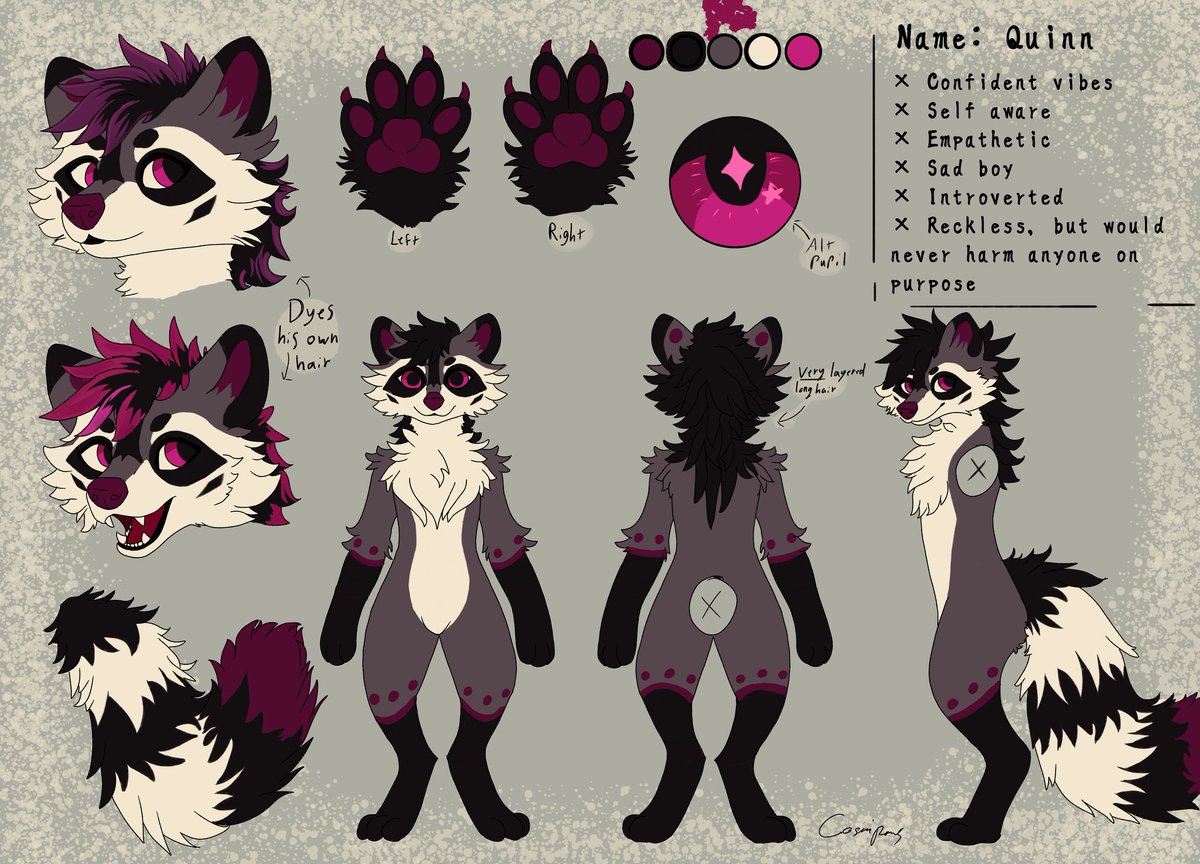 Made some edits to include that he dyes his hair and whatnot