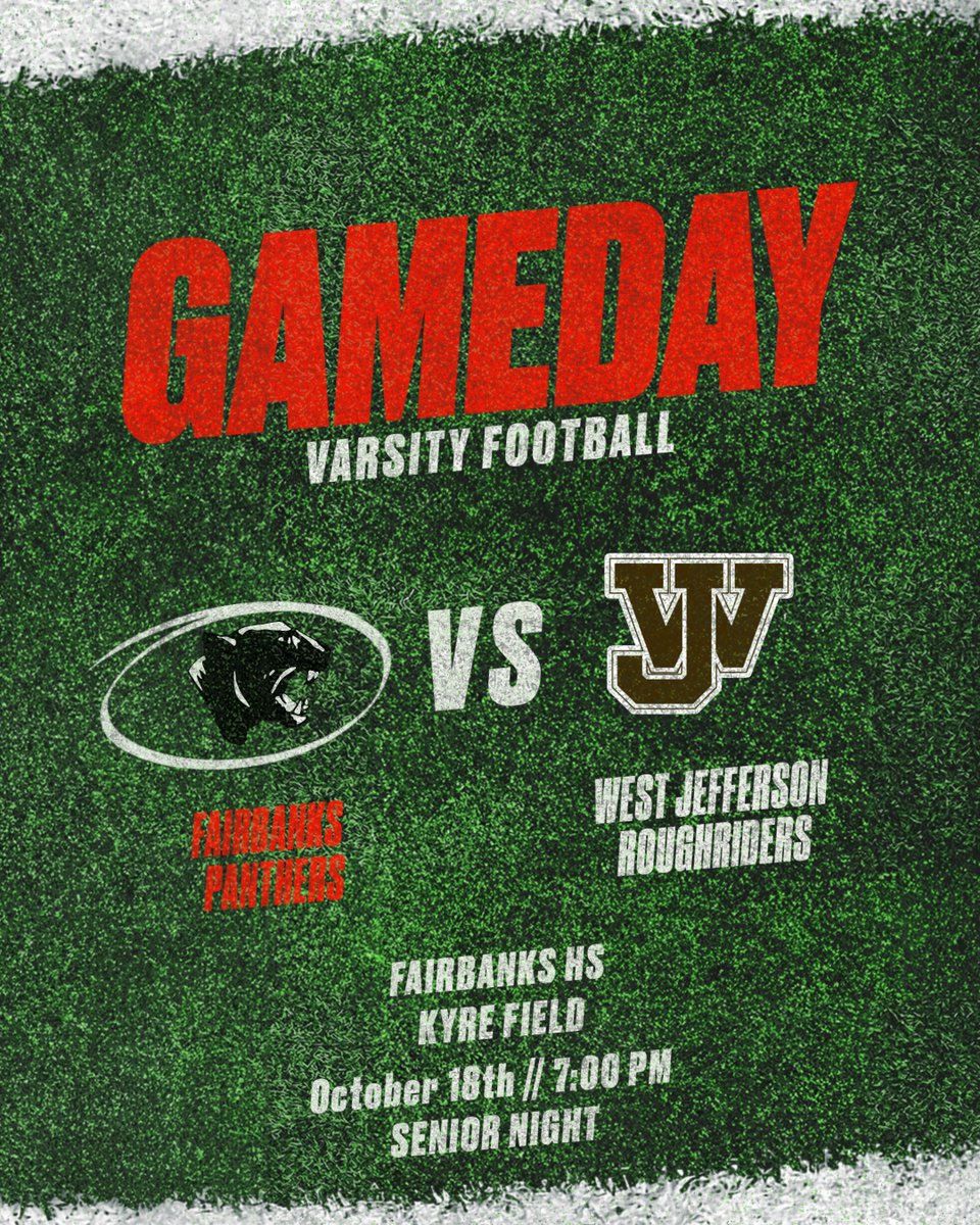 Senior night on Panther Hill! We are looking forward to honoring our seniors for the last regular season outing on Kyre Field. #ThankYouSeniors #TDL #GoFightWin