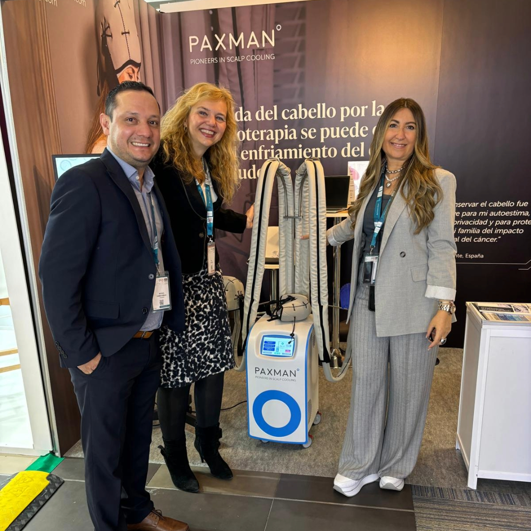 scalpcooling's tweet photo. Thank you to all of those who have visited us this week at stand 6 at #SEOM24, including @_SEOM President Dr César A. Rodríguez.

Join us for the final day of #SEOM24, come and visit the team! https://t.co/u8brBQtJh1