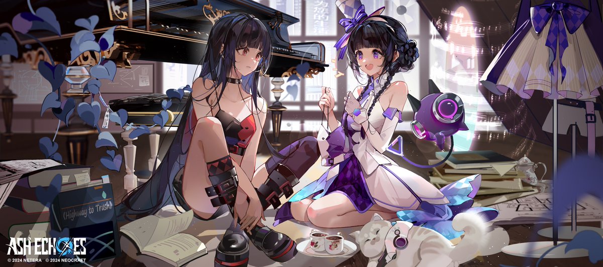 AshEchoes's tweet photo. ☄️The Binary Star shall shine from this moment on.

Binary Star is a popular girl idol group under the Levitation Entertainment (LVT Entertainment), composed of the enchanting members, Pris and Freda. Since their debut, they've captured hearts far and wide! Just like their name suggests, they are two stars orbiting each other, radiating a unique brilliance that shines even brighter together!

(Huo Ran: Please shower your love on my idols, Binary Star! 🤩🤩 Binary Star forever!🥹😭)

#AshEchoes #AshEchoesEN #BinaryStar
