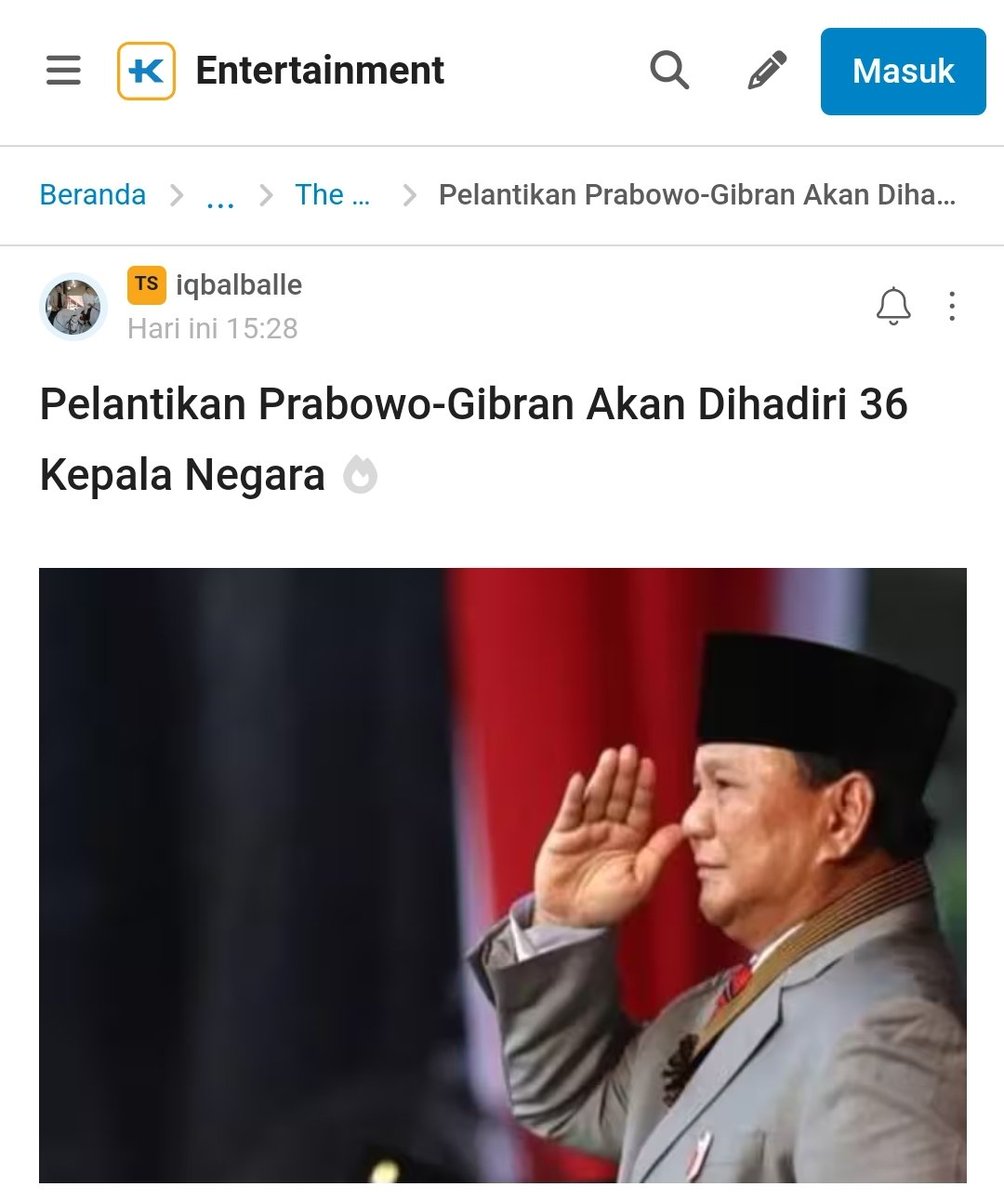 griselruiz88's tweet photo. Pelantikan @prabowo @gibran_tweet jadi momen bersejarah buat Indonesia! Ada 36 Kepala Negara dipastikan hadir  menyaksikan langsung. TNI &amp; Polri sudah siap amankan acara, semoga lancar! @Gerindra @golkar_id 
@neVerAl0nely
@Boediantar4
@opposite6892
https://t.co/yKHYUEuejQ https://t.co/M1m9loPsVA
