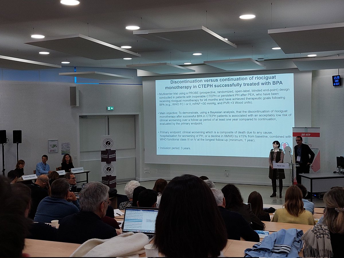 FSMR - RespiFIL 🫁 (@respifil) on Twitter photo Xavier Jaïs #CRMR <a href="/pulmotension/">Pulmotension</a> s'interroge sur les questions non résolues avec une piste de réflexion non exhaustive sur les 🎯 objectifs thérapeutiques de la prise en charge de la #CTEPH :
🔹️normaliser l'hémodynamique,
🔹️desescalade thérapeutique ? Xavier Jaïs #CRMR <a href="/pulmotension/">Pulmotension</a> s'interroge sur les questions non résolues avec une piste de réflexion non exhaustive sur les 🎯 objectifs thérapeutiques de la prise en charge de la #CTEPH :
🔹️normaliser l'hémodynamique,
🔹️desescalade thérapeutique ?