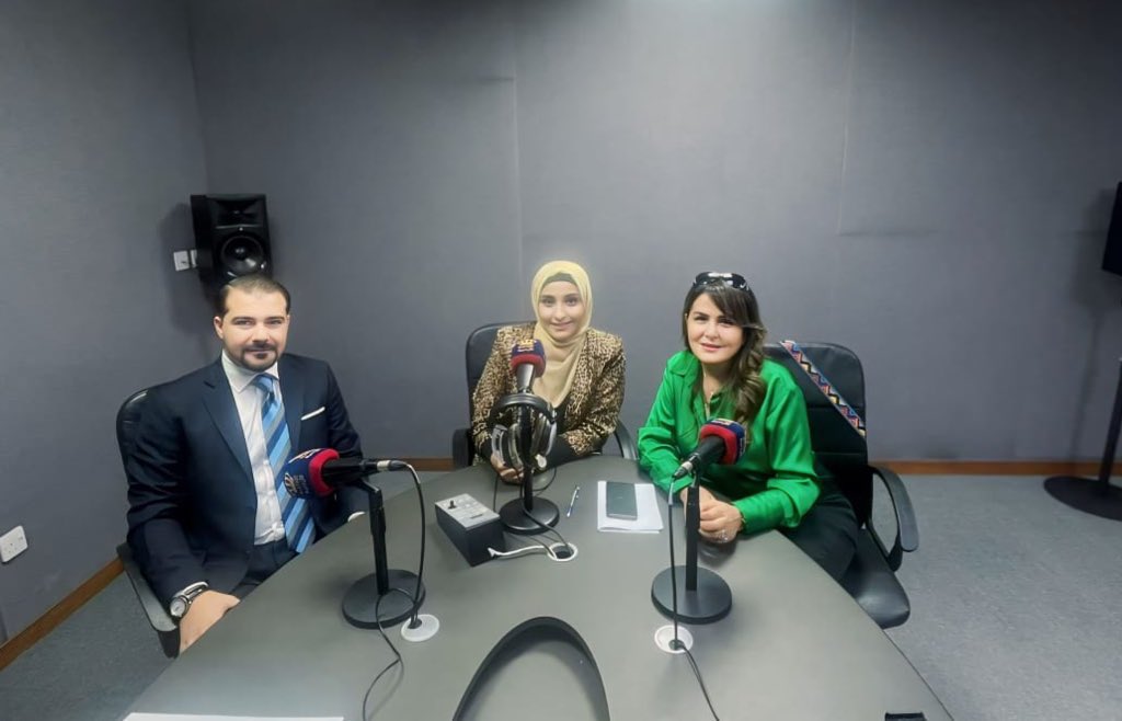jotransparency's tweet image. Our CEO at @JrtvMedia joined Ms Najoud Majali on her radio program the #OpenShow on Jordan Radio, along with lawyer Dr. Muath Abu Dalu, to discuss “The Right to Access Information: Legislation and Implementation in Jordan”
A big thank you to Jordan Radio for the warm hospitality!