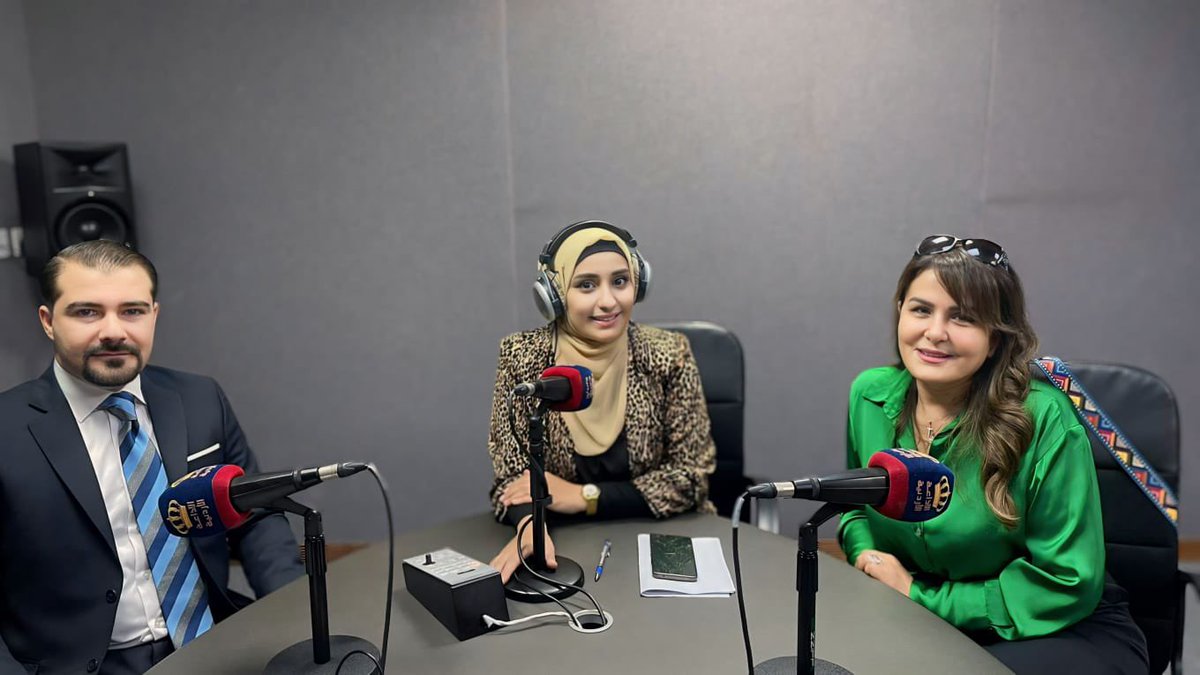 jotransparency's tweet image. Our CEO at @JrtvMedia joined Ms Najoud Majali on her radio program the #OpenShow on Jordan Radio, along with lawyer Dr. Muath Abu Dalu, to discuss “The Right to Access Information: Legislation and Implementation in Jordan”
A big thank you to Jordan Radio for the warm hospitality!