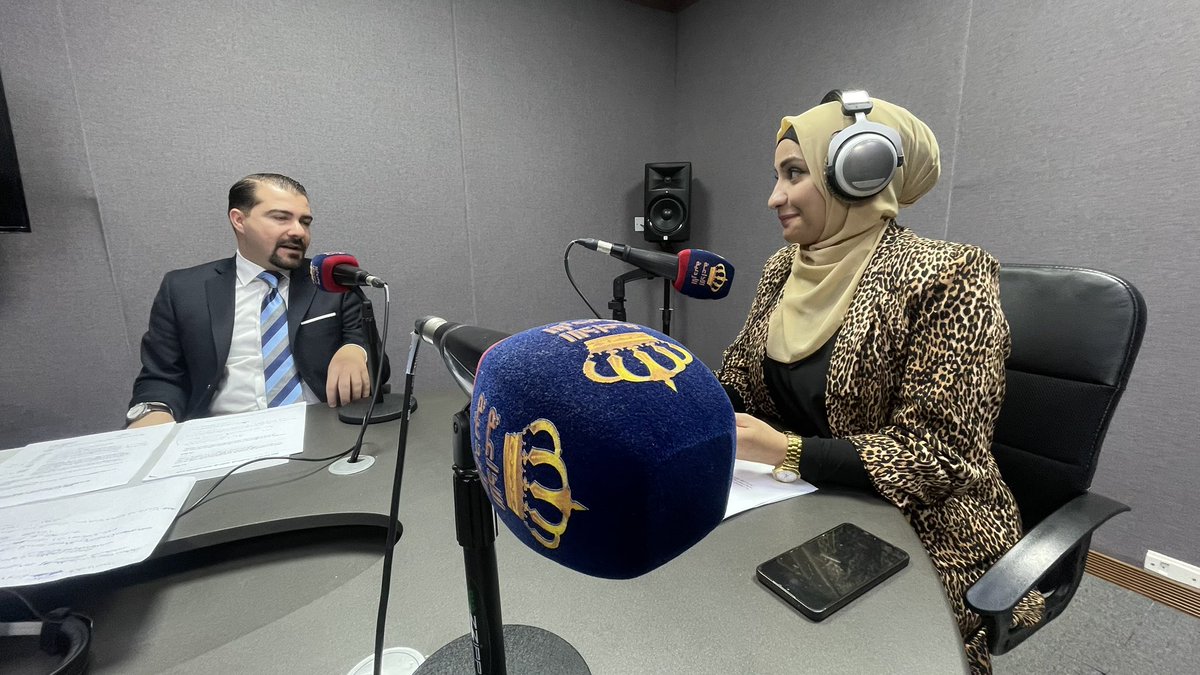 jotransparency's tweet image. Our CEO at @JrtvMedia joined Ms Najoud Majali on her radio program the #OpenShow on Jordan Radio, along with lawyer Dr. Muath Abu Dalu, to discuss “The Right to Access Information: Legislation and Implementation in Jordan”
A big thank you to Jordan Radio for the warm hospitality!