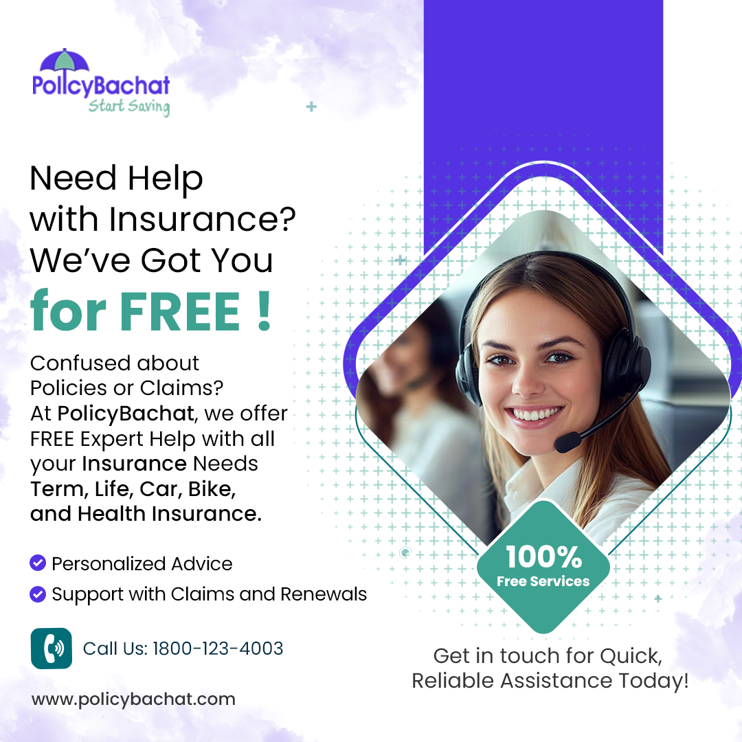 PolicyBachat's tweet photo. Whether it’s navigating Complex Policies, choosing the Right Plan, or resolving claim disputes, we know insurance can get tricky. That’s why PolicyBachat is offering FREE Expert Assistance to help you with all your insurance-related questions and issues.

https://t.co/uEHsB8ZwJP https://t.co/OGbrCAufAL