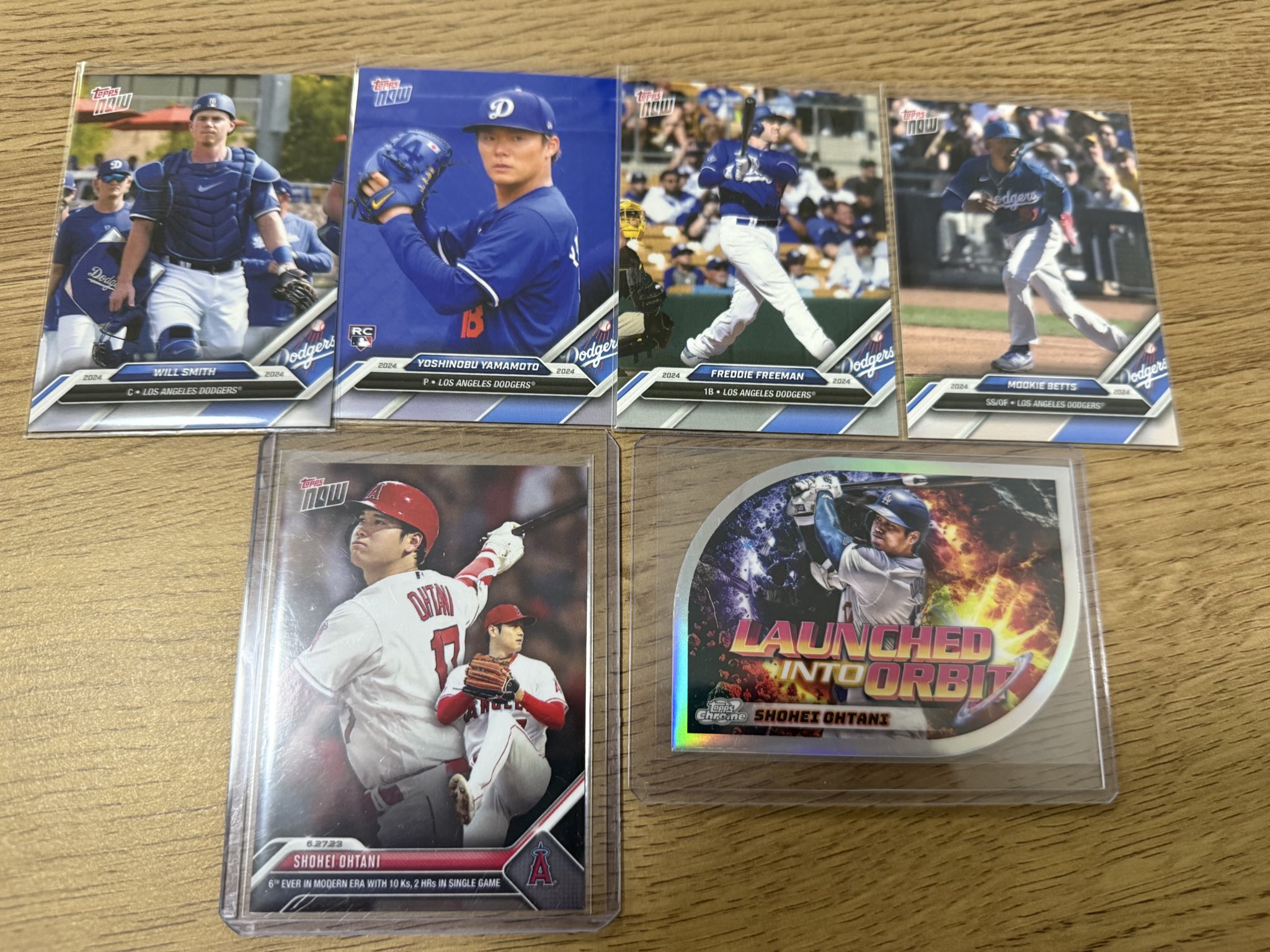 ドジャース フレディ フリーマン 直筆サインカード topps