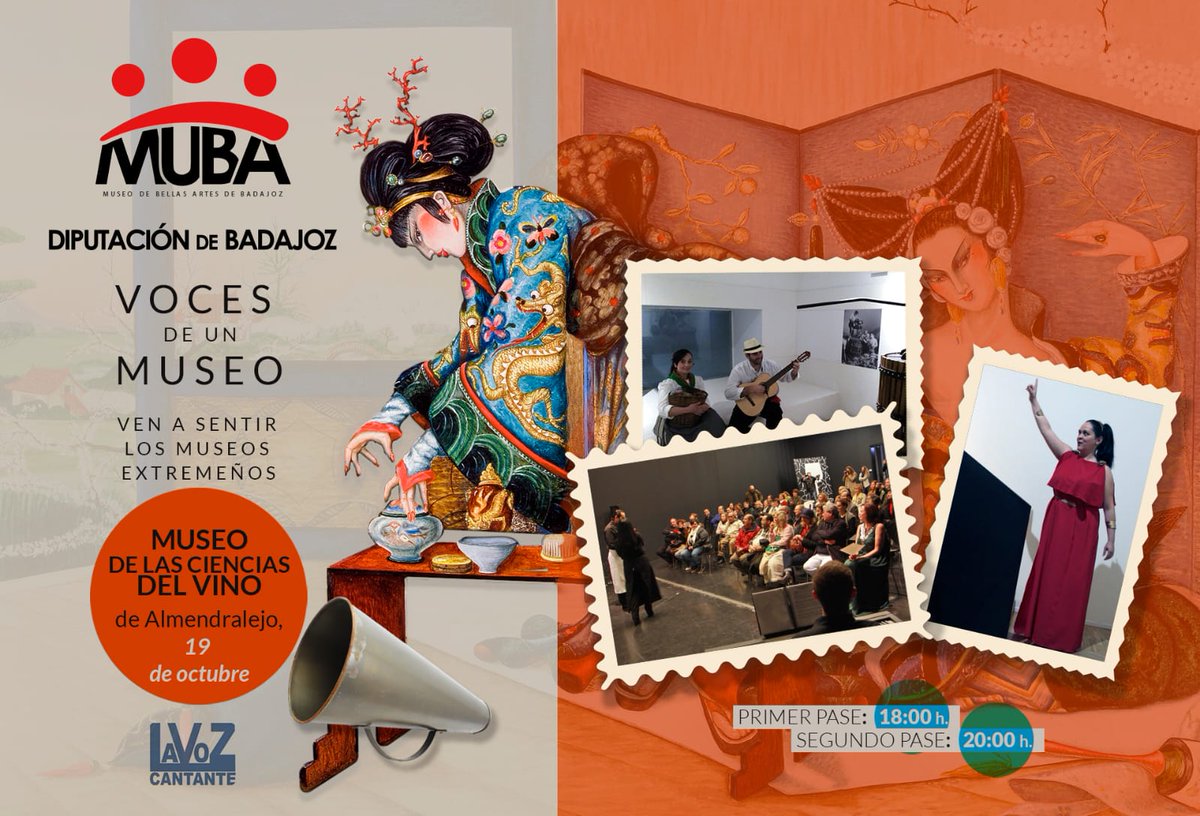 Recordad‼️ "Voces de un Museo"actividad para mañana día 19.
Aún quedan plazas libres.
Os esperamos.