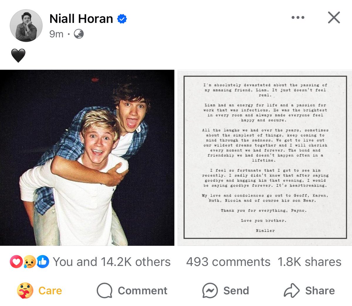 ffahxnmb_'s tweet photo. “the bond and friendship we had doesn’t happen often in a life time.” —niall to liam

สายใยมิตรภาพที่พวกเรามีให้กันไม่ได้เกิดขึ้นบ่อยๆในชีวิตนึงหรอกนะ

😭😭😭😭😭😭 https://t.co/fUFwlxQ1zZ