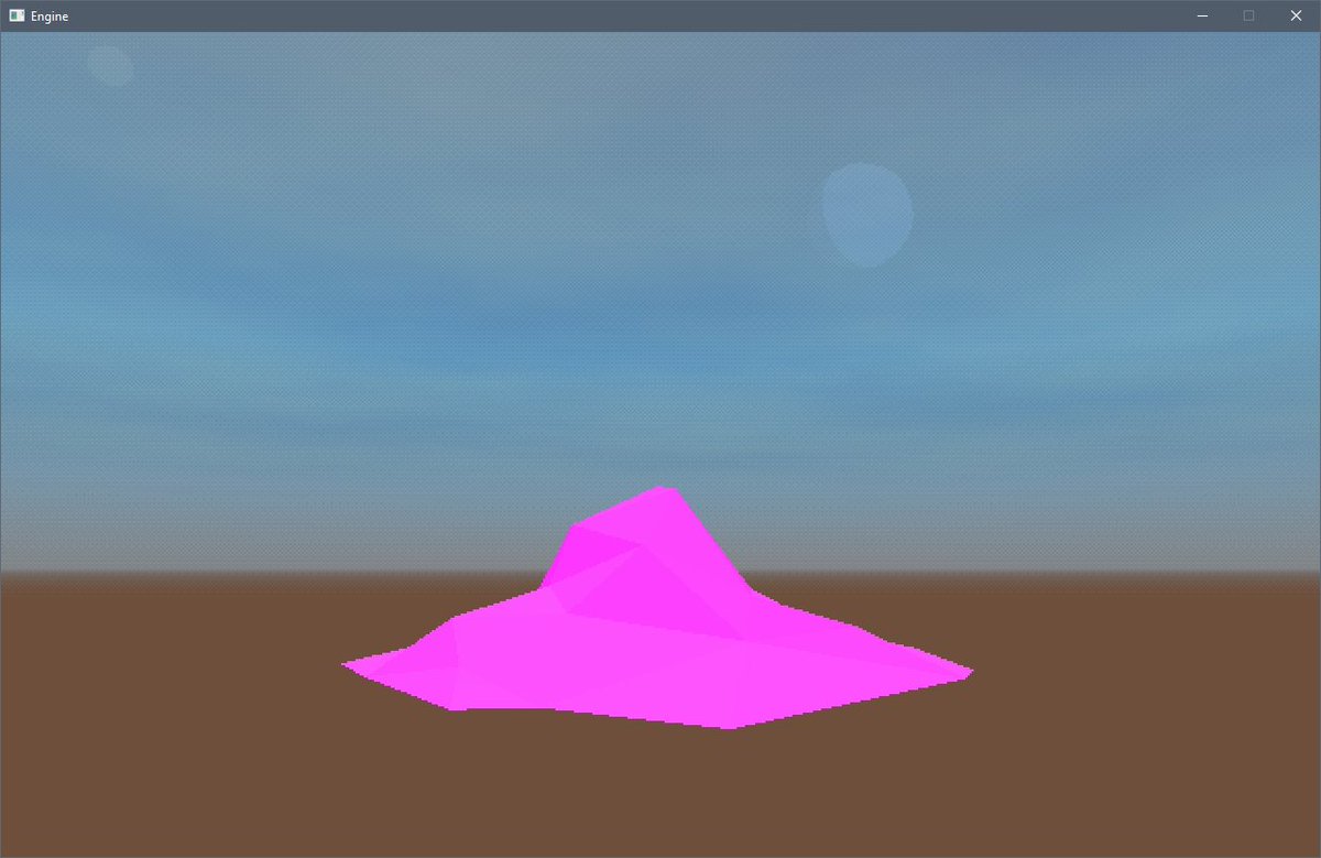 HiddenAsbestos's tweet image. Day 8 - Began working on some better terrain. Using a Synty asset pack to help speed things up. Started off too high poly, reduced it to about 50 tris, then added a material/texture. Needs more work. #gamedev #lowpoly
