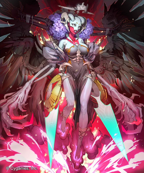 TVアニメシャドウバースFに登場するアンドレア先生が使う「ロード・オブ・ソウル」のイラストを描かせていただきました。描いたものが動くのはやっぱり感動するし嬉しいです、本当にありがとうございました! 