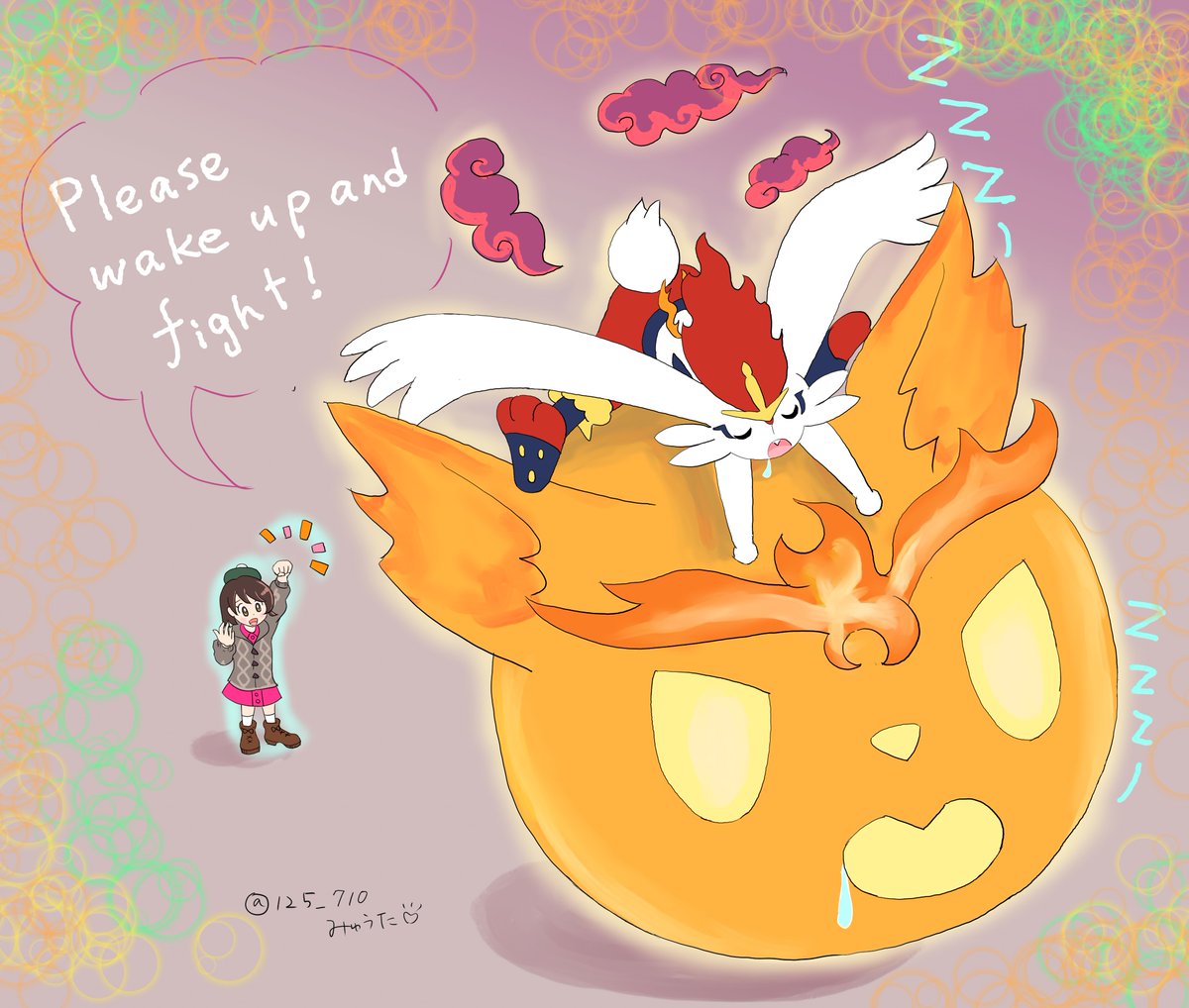 #エースバーン #pokemon #Cinderace
モンスターボールの中でぐっすりお休みしてて
そのまんま登場してしまいました
起きてーーーエースバーン(;´･ω･)