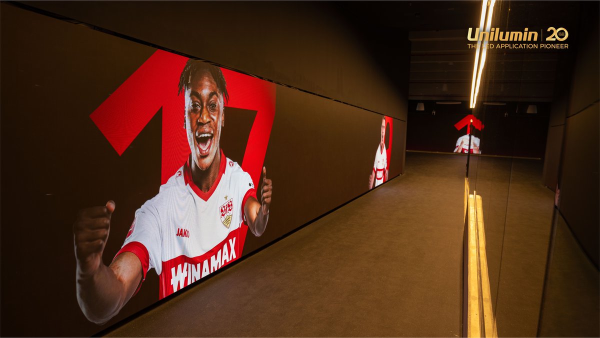 UniluminDisplay's tweet image. Unilumin is thrilled to partner with @VfB in transforming the #MHPArena in Germany! With 400+ sqm of cutting-edge #LEDdisplays of multi-product lines across 9 key locations, we've enhanced the functionality and ambiance of the venue and left visitors with a memorable experience.