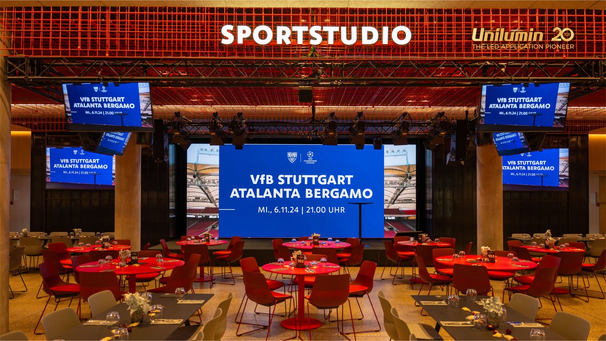 UniluminDisplay's tweet image. Unilumin is thrilled to partner with @VfB in transforming the #MHPArena in Germany! With 400+ sqm of cutting-edge #LEDdisplays of multi-product lines across 9 key locations, we've enhanced the functionality and ambiance of the venue and left visitors with a memorable experience.