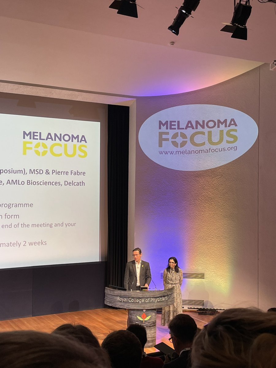 Attending <a href="/focusonmelanoma/">Melanoma Focus UK</a> meeting today. Great for updates &amp; networking