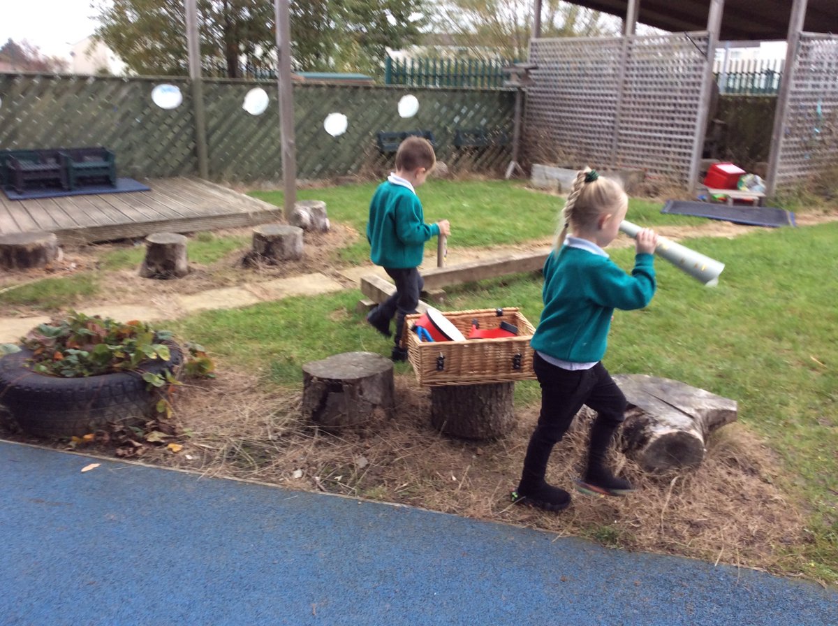 OverfieldsPri's tweet image. The Early Words Together group this week focused on the importance of outdoor experiences to enhance language.  We enjoyed a story, made a telescope and used it on a hunt for different things outside. The children and adults are really enjoying the sessions.🔭