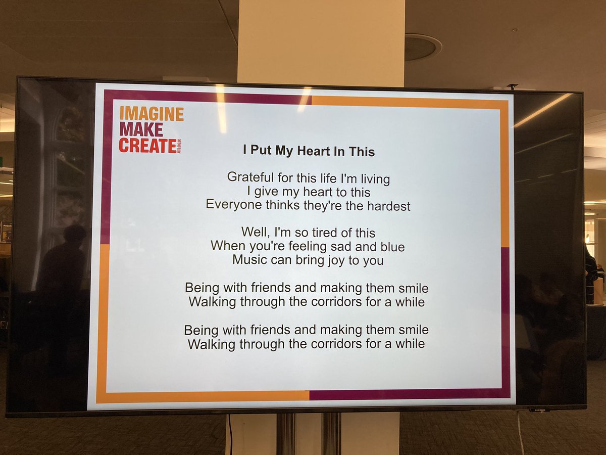 Students from <a href="/loretochorlton/">Loreto High School</a> <a href="/ChatsworthHSCC/">Chatsworth High School and Community College</a> Grange school &amp; <a href="/newparksalford/">@newparksalford</a> are currently rehearsing the joyous songs they’ve composed in workshops with <a href="/createcharity/">Create</a> musicians. Come and join us for an uplifting lunchtime concert 1pm at Central Library.