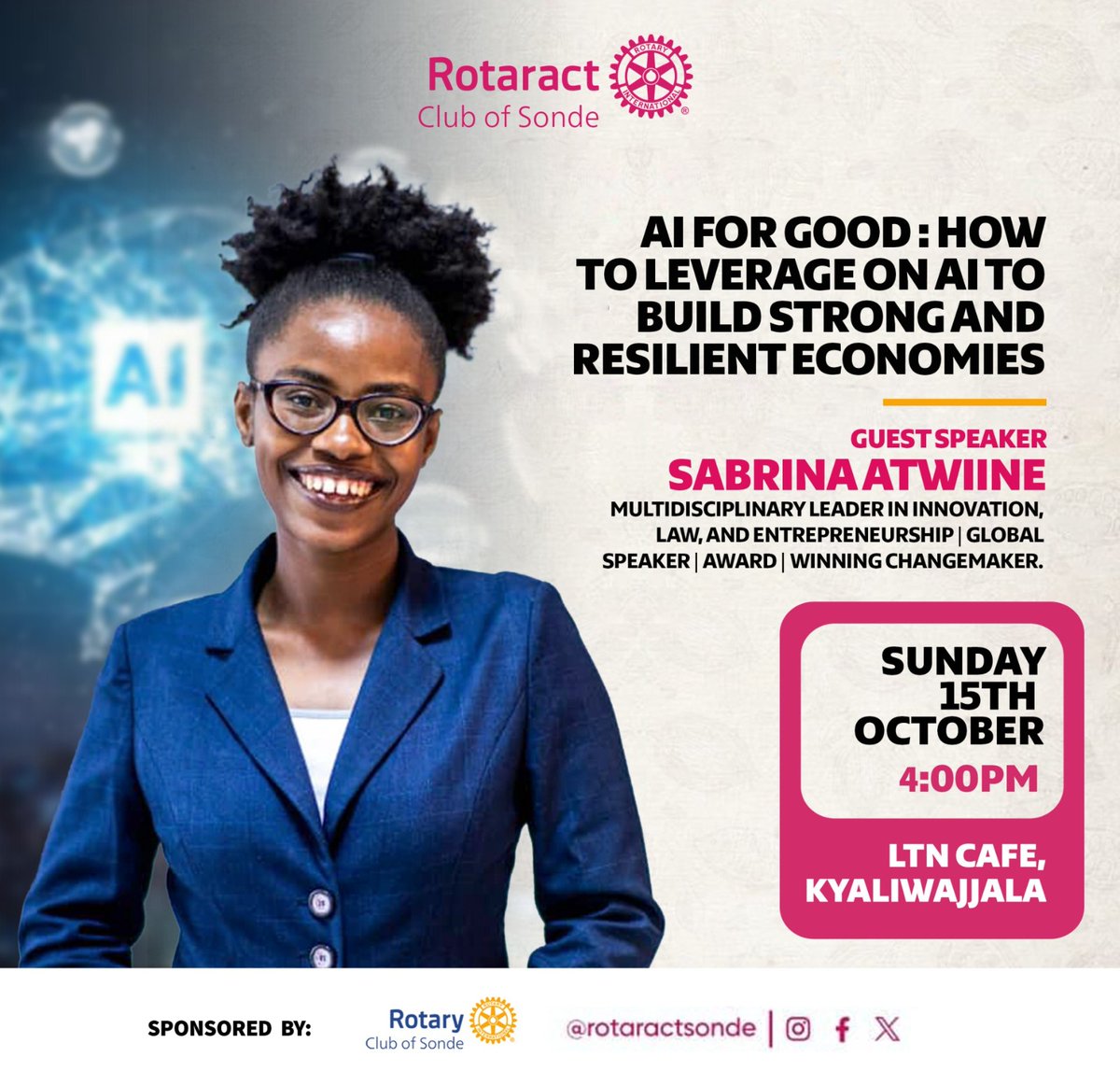 KimuliShafik5's tweet photo. During day we shall be listening to English from @SabrinaWorth4 at LTN Cafe Kyaliwajala for the sonde Sundays then at night we go party at the #BellObaFest24 https://t.co/PlN5f6mS6b