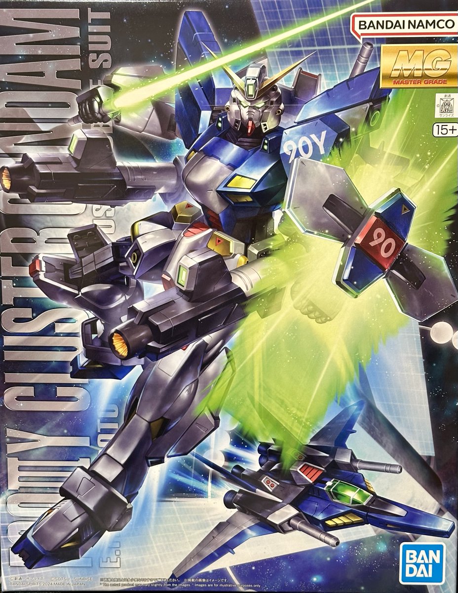 bluehead0's tweet image. #F90
#クラスターガンダム

F90　3兄弟の末っ子｢F90IIIY クラスターガンダム｣受領
これで3機揃った！