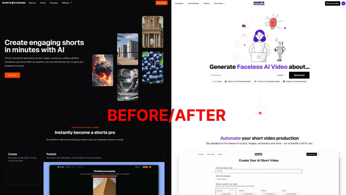 We grow from $300 to $1,4k MRR in 3 months by ONLY fixing the product!

Same website traffic, same business model, same project idea.

Here is how we did that.

Quick background: I met <a href="/erikzavodsky/">Erik Zavodsky</a> a few months ago and like his AI video generation platform -