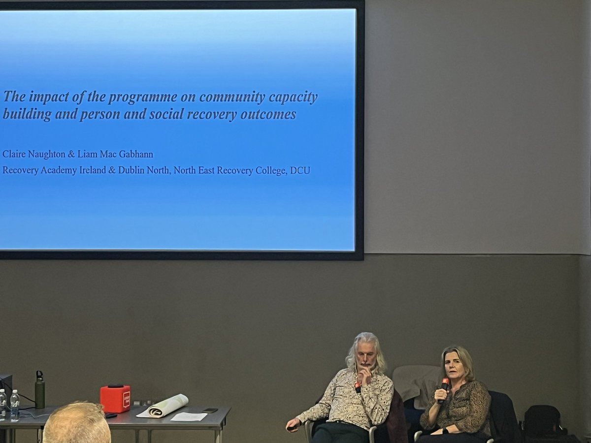 EEEFCom (@eeefcom) on Twitter photo Claire from <a href="/IreRecoveryAcad/">RecoveryAcademyIre</a> and <a href="/LiamMacgabhann/">Liam MacGabhann</a> speaking about the impact of the <a href="/EEEFCom/">EEEFCom</a> project for personal and social recovery. Claire from <a href="/IreRecoveryAcad/">RecoveryAcademyIre</a> and <a href="/LiamMacgabhann/">Liam MacGabhann</a> speaking about the impact of the <a href="/EEEFCom/">EEEFCom</a> project for personal and social recovery.