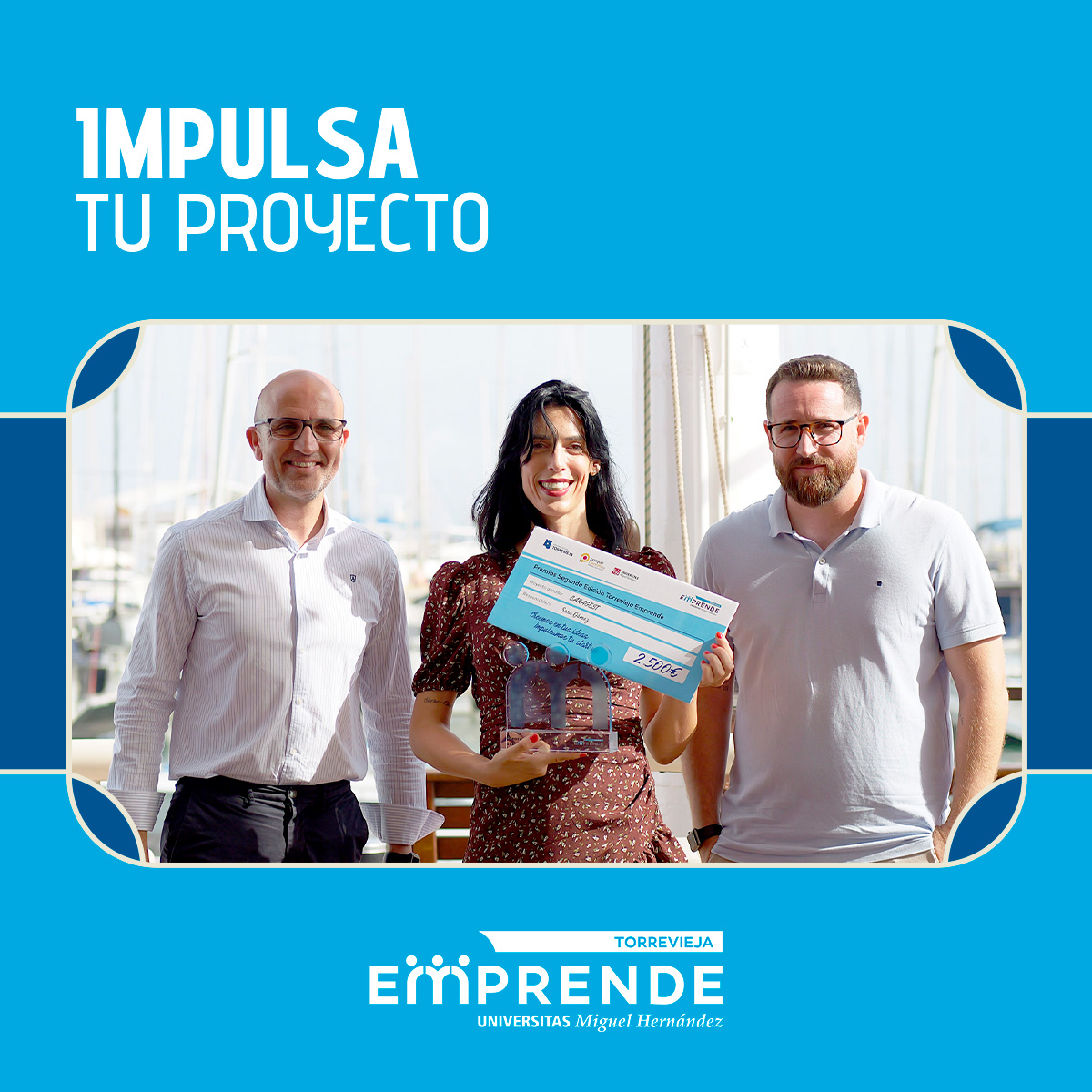 🚀 #PremiosEmprendeUMH | ¡Ya está abierta la convocatoria para la 3ª edición de #TorreviejaEmprende!

Si tienes una idea innovadora y buscas impulsar tu espíritu emprendedor en Torrevieja, este es tu momento. ¡No te lo pierdas!

🔗 Inscripciones abiertas: emprendeumh.es/torrevieja