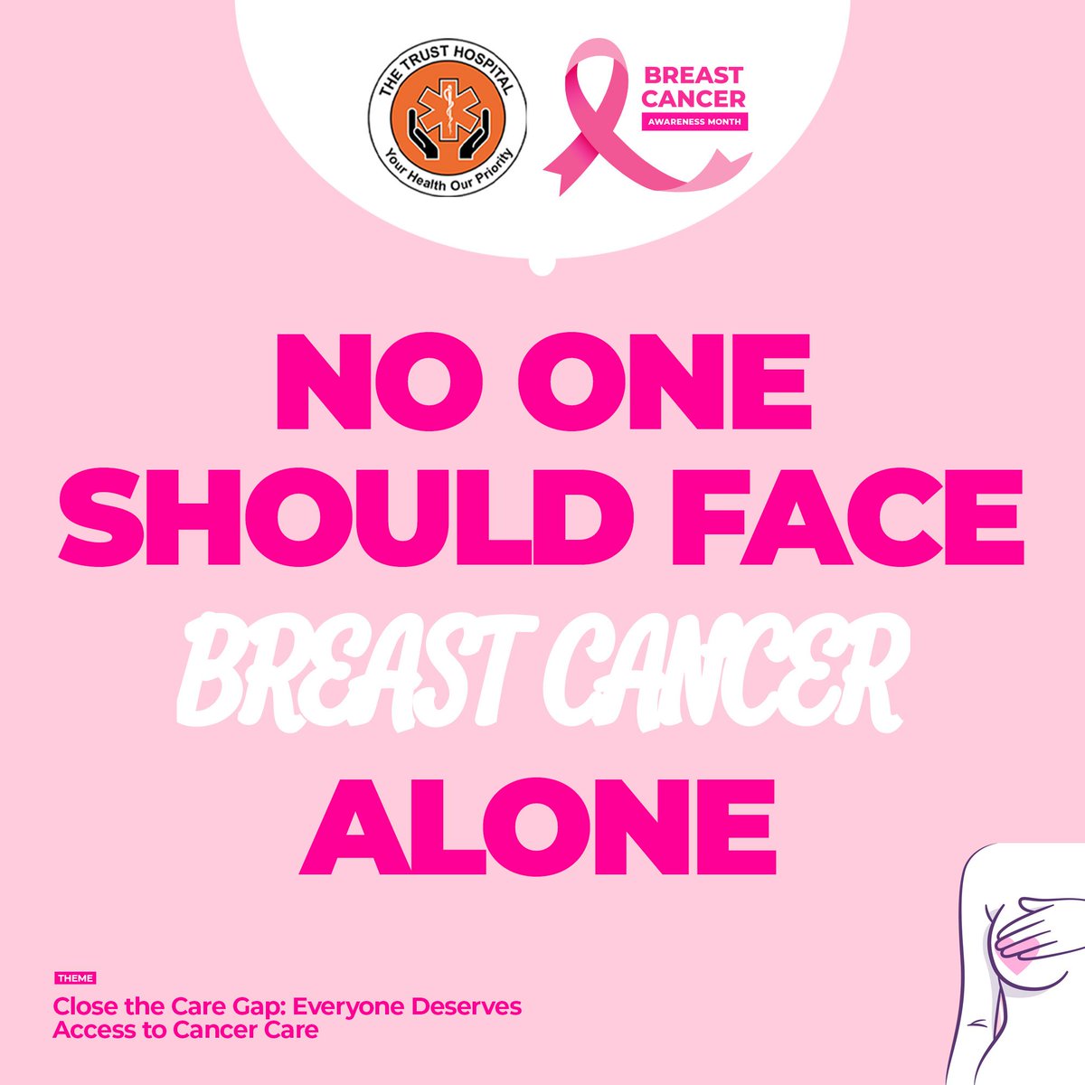 TheTrustHosp's tweet photo. Let's unite in support, love, and strength. Together, we can raise awareness, share stories, and empower those affected. You are not alone in this fight!
#BreastCancerAwareness
#PinkOctober
#TTHCL https://t.co/7QikdkpbJe