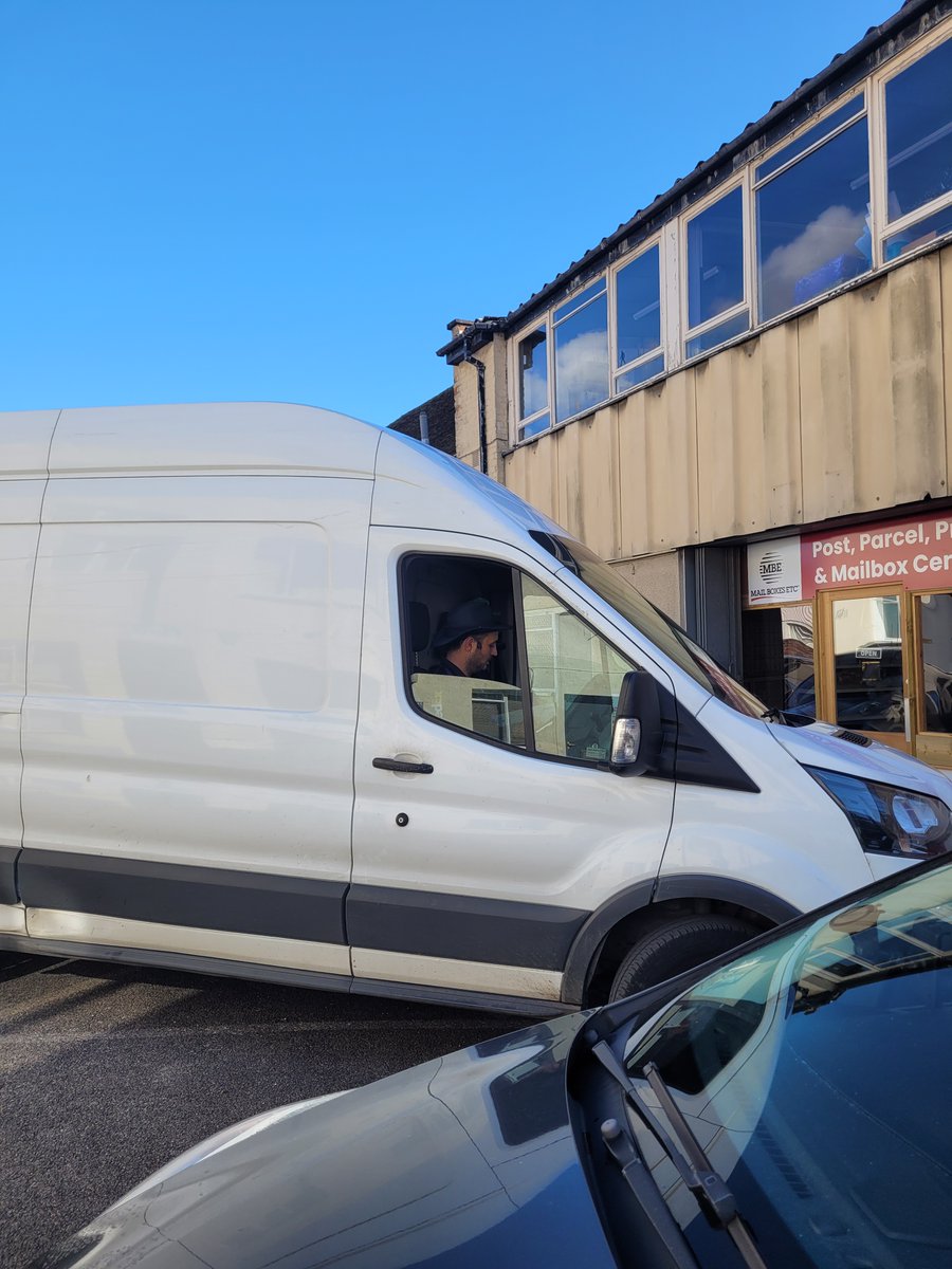 Hey <a href="/FedExEurope/">FedEx Europe</a>, do your drivers normally sit in their vans for half an hour blaring music and smoking in their work vehicles, or is it just this specimen? He was asked to turn the music down to respect the counsellors he was parked near, and dismissed me. Lovely chap.