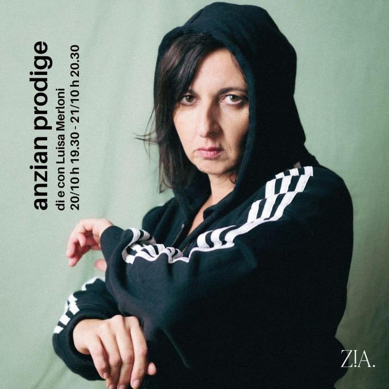 ANZIAN PRODIGE è il secondo assolo comico di Luisa Merloni, anche se lei aveva giurato di non farlo mai più…

Domenica 20/10 h19.30
Lunedì 21/10 h20.30
Z.I.A. - Zona Indipendente Artistica #Milano 

👉 zonaindipendenteartistica.it/anzian-prodige… 👈