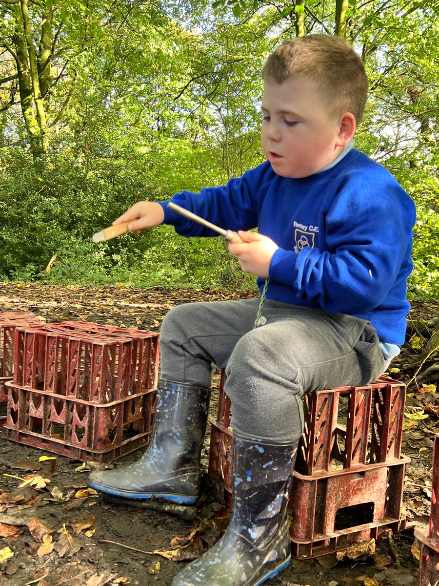 RectoryPrimary's tweet photo. Thursday's Forest School part 2! 😁 🌳

#ForestSchool #OutdoorClassroom #RectoryPrimary https://t.co/epQKZcqCMa