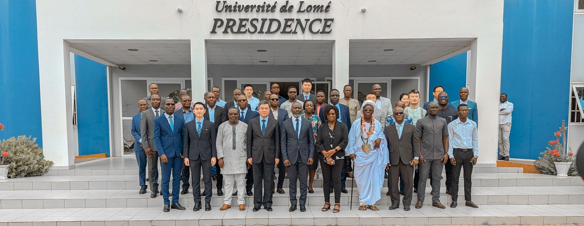 Université de Lomé (@univelometg) on Twitter photo Une journée d'étude à <a href="/UniveLomeTg/">Université de Lomé</a> avec l’Ambassade de Chine au Togo, le 16/10/2024, sur le thème : « La coopération sino-togolaise à l’aune du FOCAC 2024 : Bilan et perspectives ». Faire le bilan et définir de nouvelles perspectives.
#UniveLomeTg
#AmbChineTogo
#rdussey Une journée d'étude à <a href="/UniveLomeTg/">Université de Lomé</a> avec l’Ambassade de Chine au Togo, le 16/10/2024, sur le thème : « La coopération sino-togolaise à l’aune du FOCAC 2024 : Bilan et perspectives ». Faire le bilan et définir de nouvelles perspectives.
#UniveLomeTg
#AmbChineTogo
#rdussey