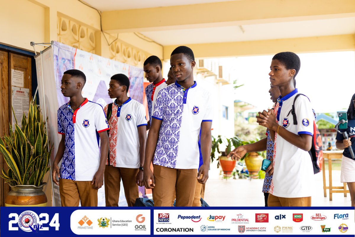NSMQGhana's tweet photo. Yay! #NSMQ2023 Champions announce their presence in camp.

PRESEC - Legon, the "Christian Gentlemen" are active🔵🔵.

#NSMQArrivals #NSMQOneEighth #NSMQ2024 https://t.co/0QUBJakzTE