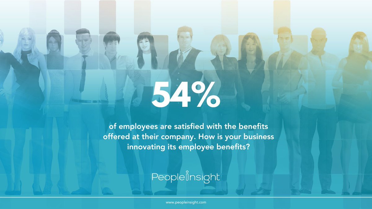 Only 54% of employees are satisfied with their benefits. 🤔 Time to rethink what your company offers? Perks like free gym memberships or therapy access can boost wellbeing and engagement.  How do you support your team? #EmployeeBenefits #WorkplaceWellbeing #EmployeeSatisfaction